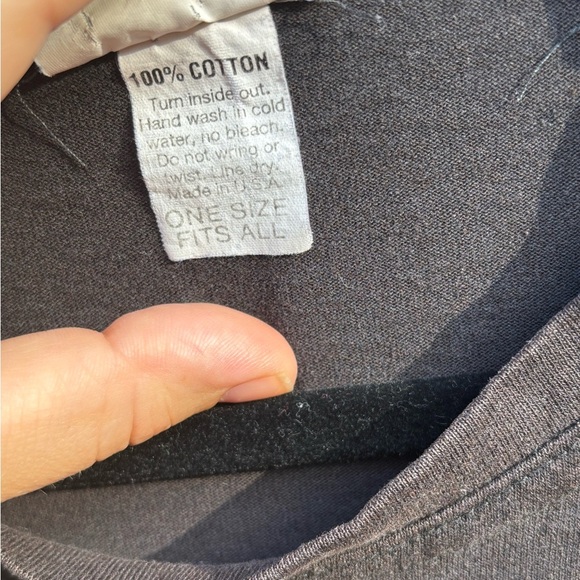 Vintage 90s Flower Print T-Shirt – Made in USA – One Size - Picture 4 of 10